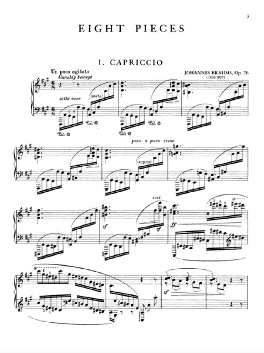 Eight Pieces Op 76 Eight Pieces Op 76 Piano Solo scores gallery preview page 4