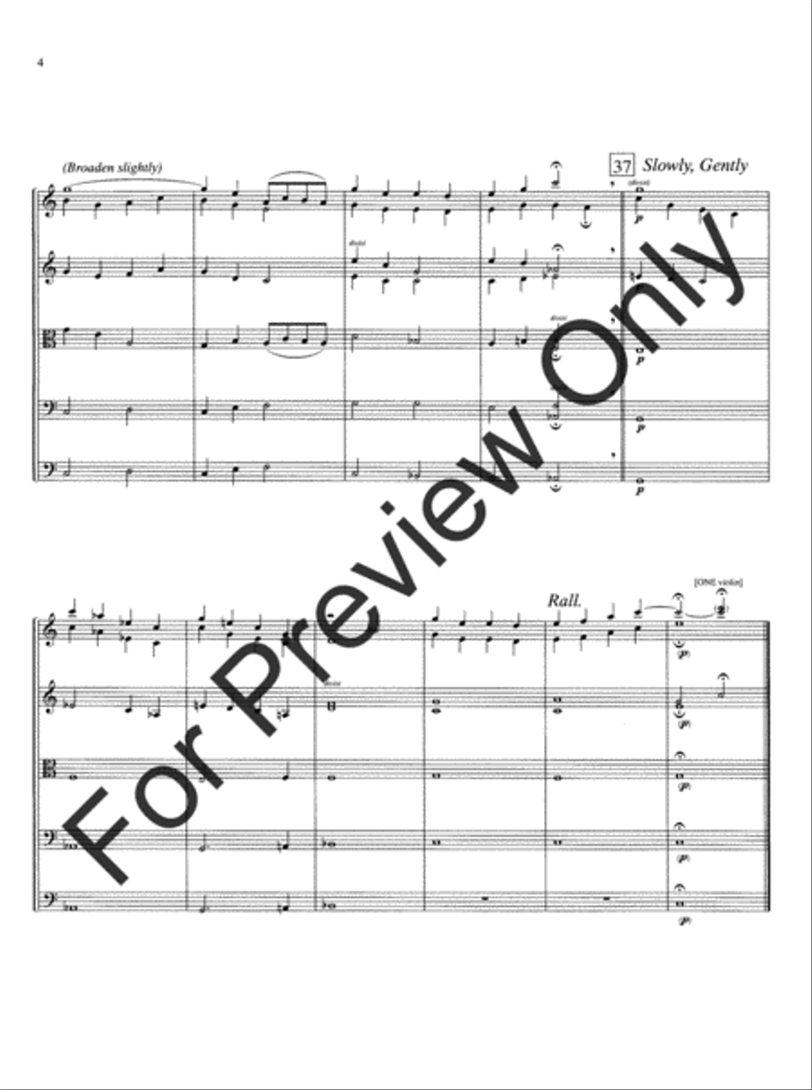A Childhood Hymn (Score) String Orchestra scores gallery preview page 7