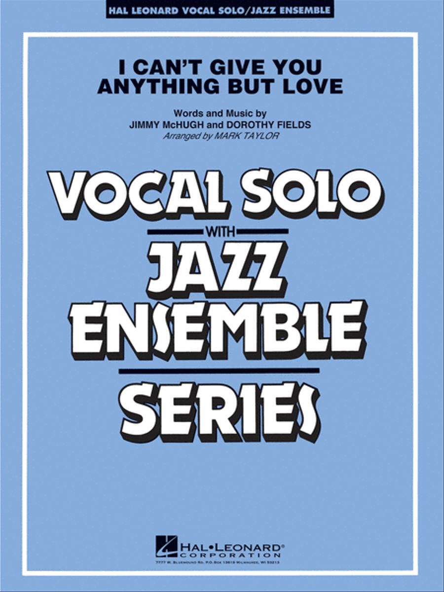 I Can't Give You Anything But Love (Key: B-flat) Jazz Ensemble scores gallery preview page 1