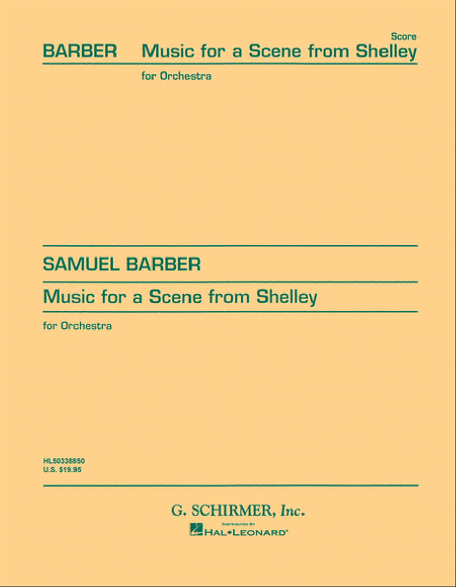 Music for a Scene from Shelley, Op. 7 Orchestra scores gallery preview page 1