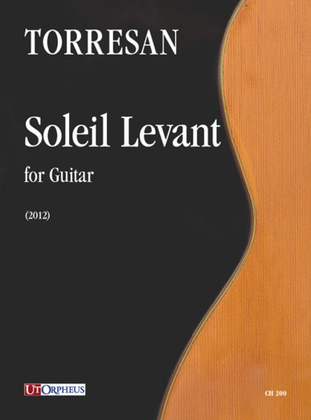 Book cover for Soleil Levant for Guitar (2012)