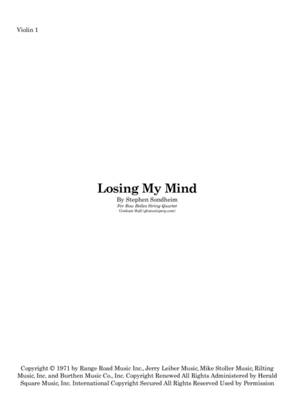 Losing My Mind image number null