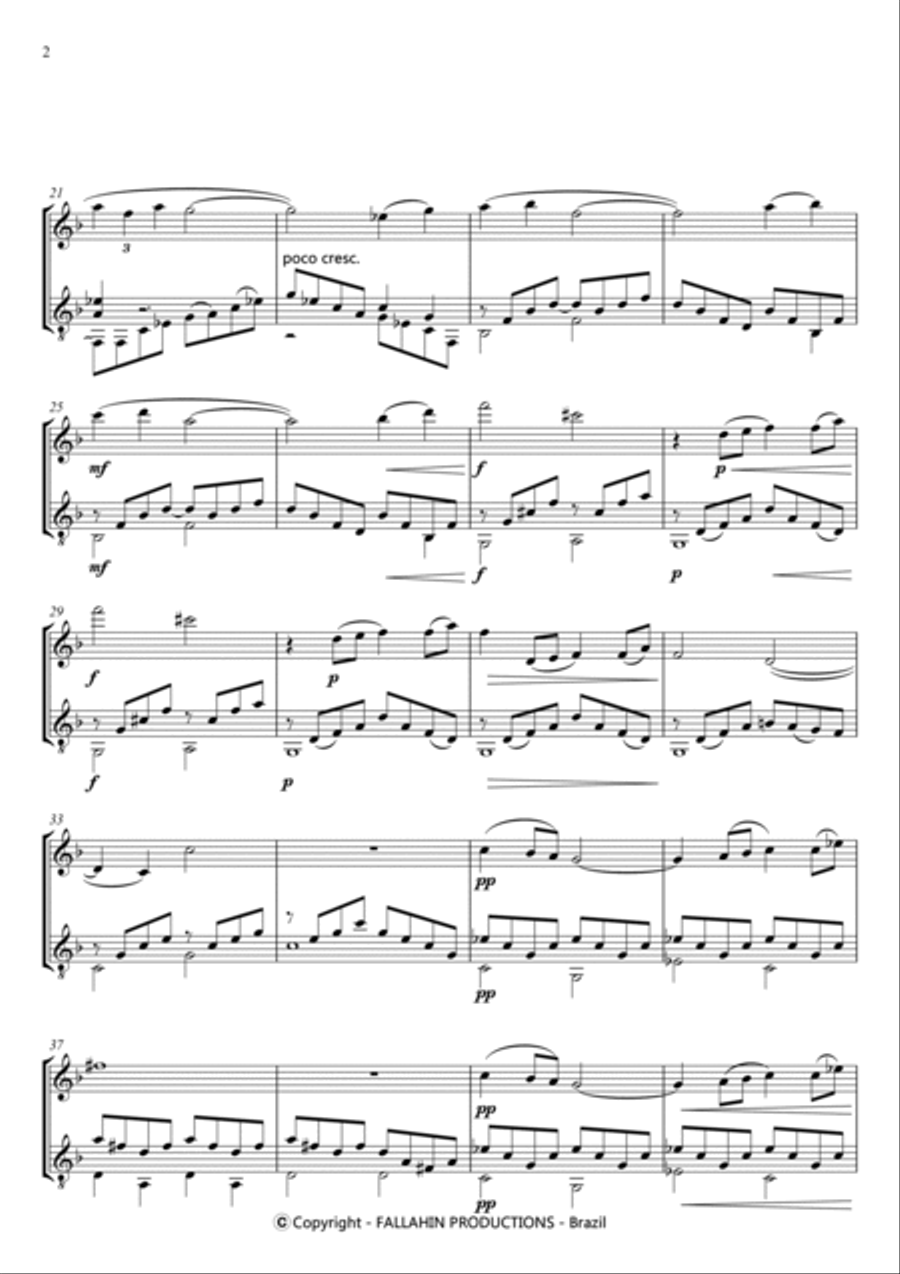 RÊVERIE - CLAUDE DEBUSSY - FOR FLUTE AND GUITAR image number null