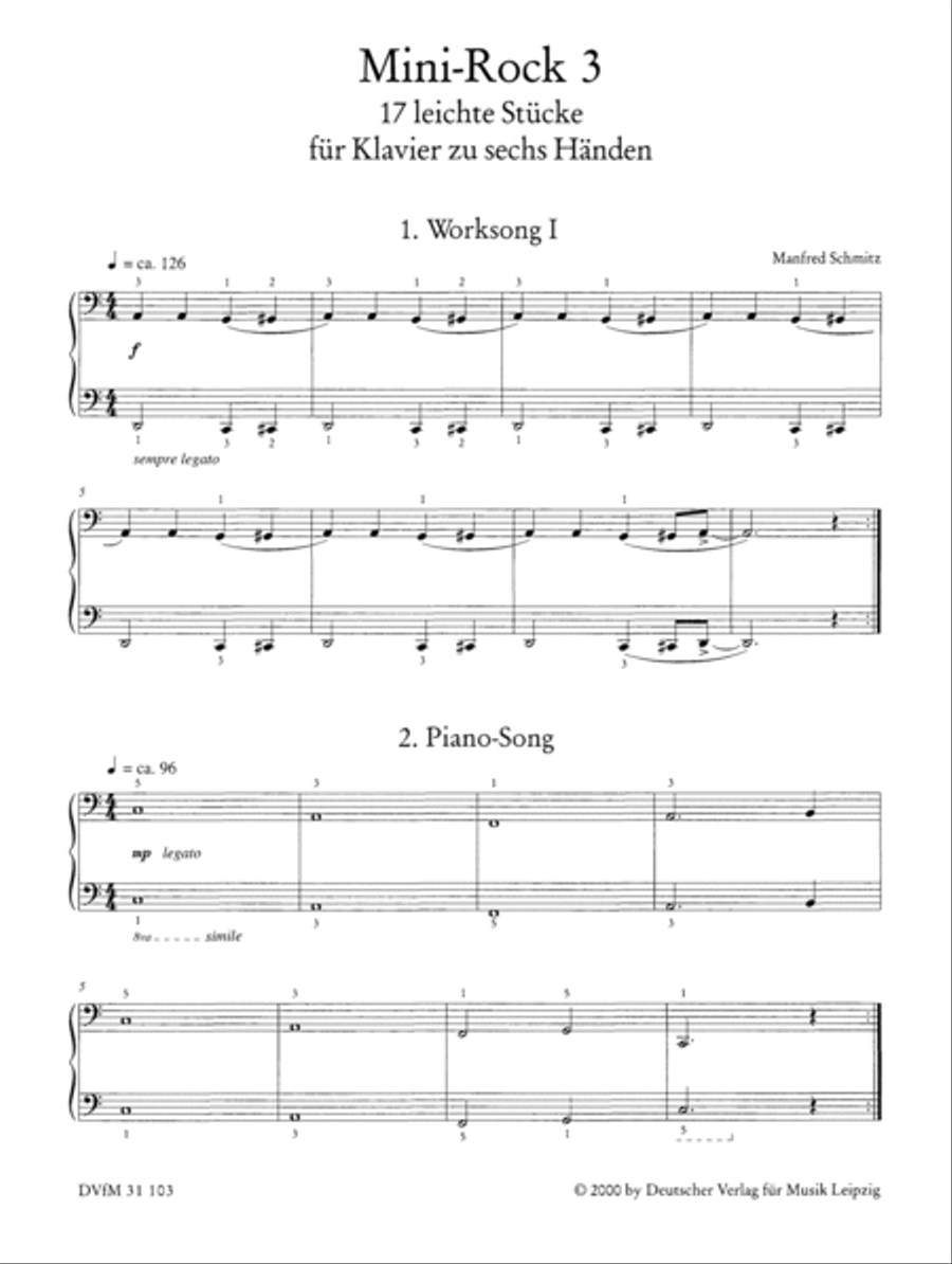 Mini Rock Mini Rock Piano scores gallery preview page 2