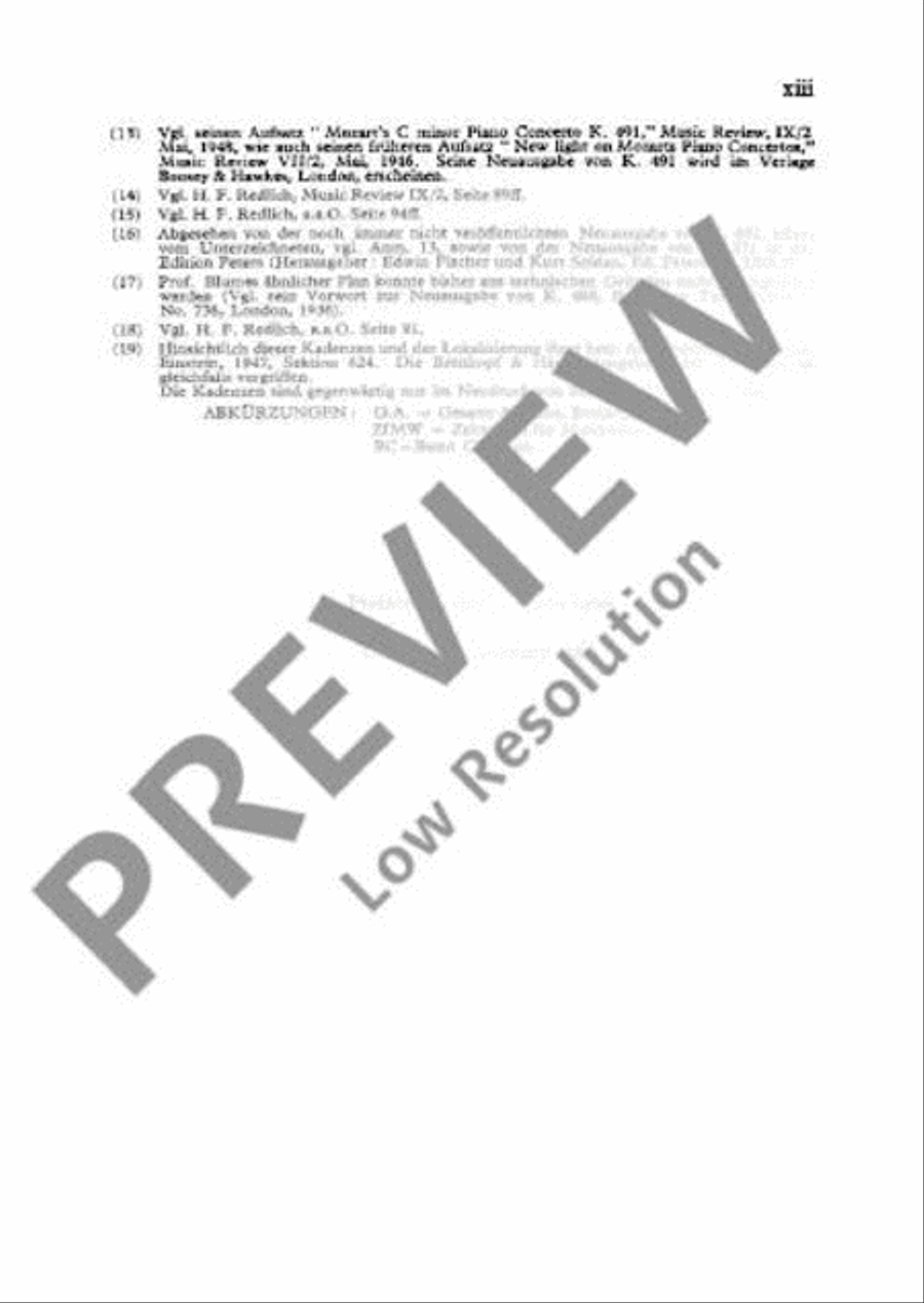 Concerto No. 18 Bb major Orchestra scores gallery preview page 14