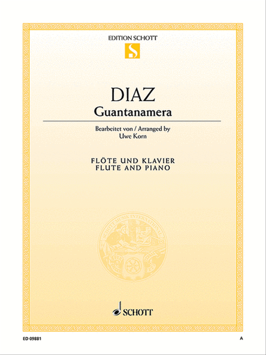 Guantanamera Flute Solo scores gallery preview page 1