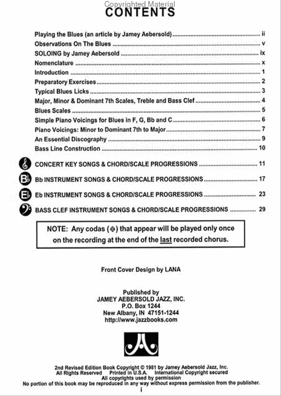 Volume 2 - Nothin' But Blues Voice scores gallery preview page 2