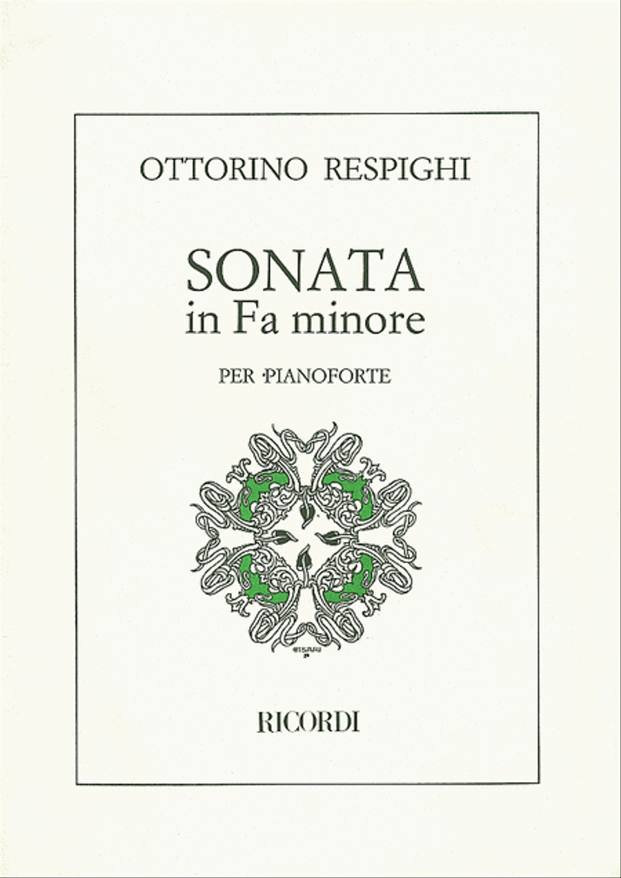 Sonata in F minor Piano Solo scores gallery preview page 1