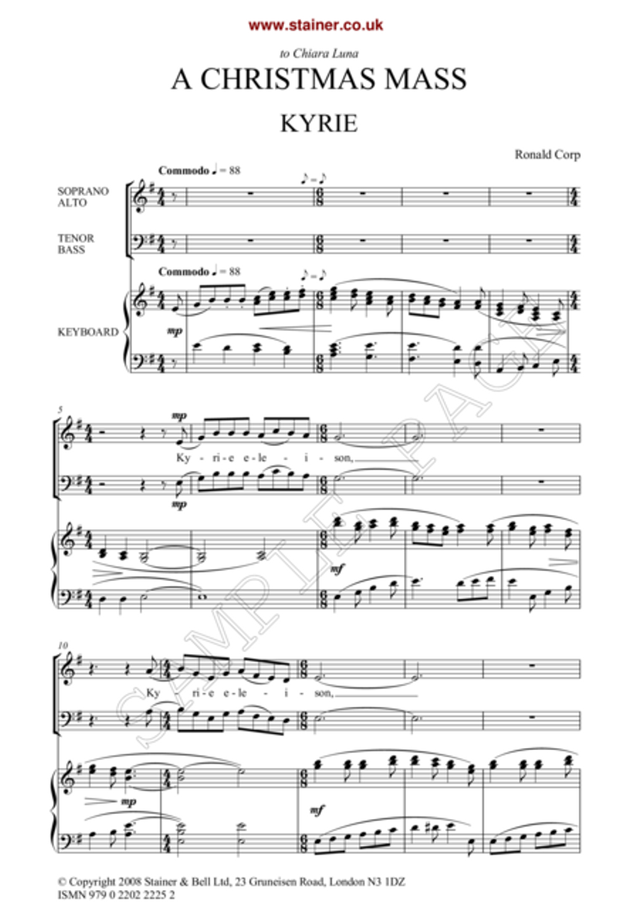 A Christmas Mass 4-Part scores gallery preview page 2