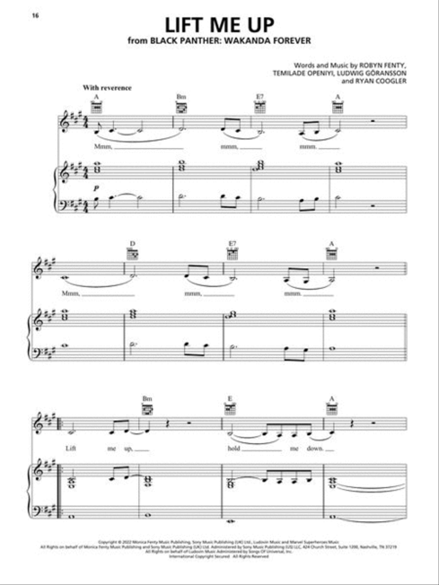 Chart Hits of 2022-2023 Piano, Vocal, Guitar scores gallery preview page 6