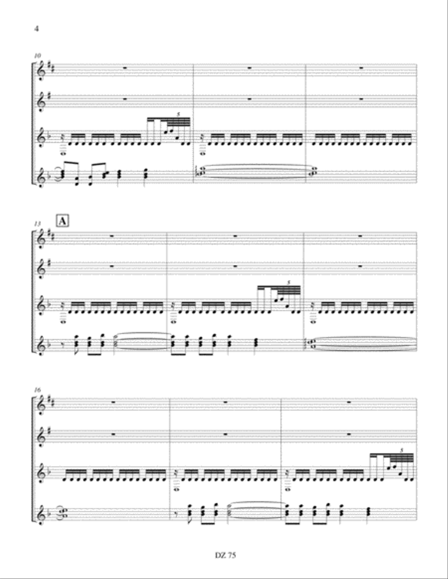 Les rues mal famées Clarinet scores gallery preview page 4