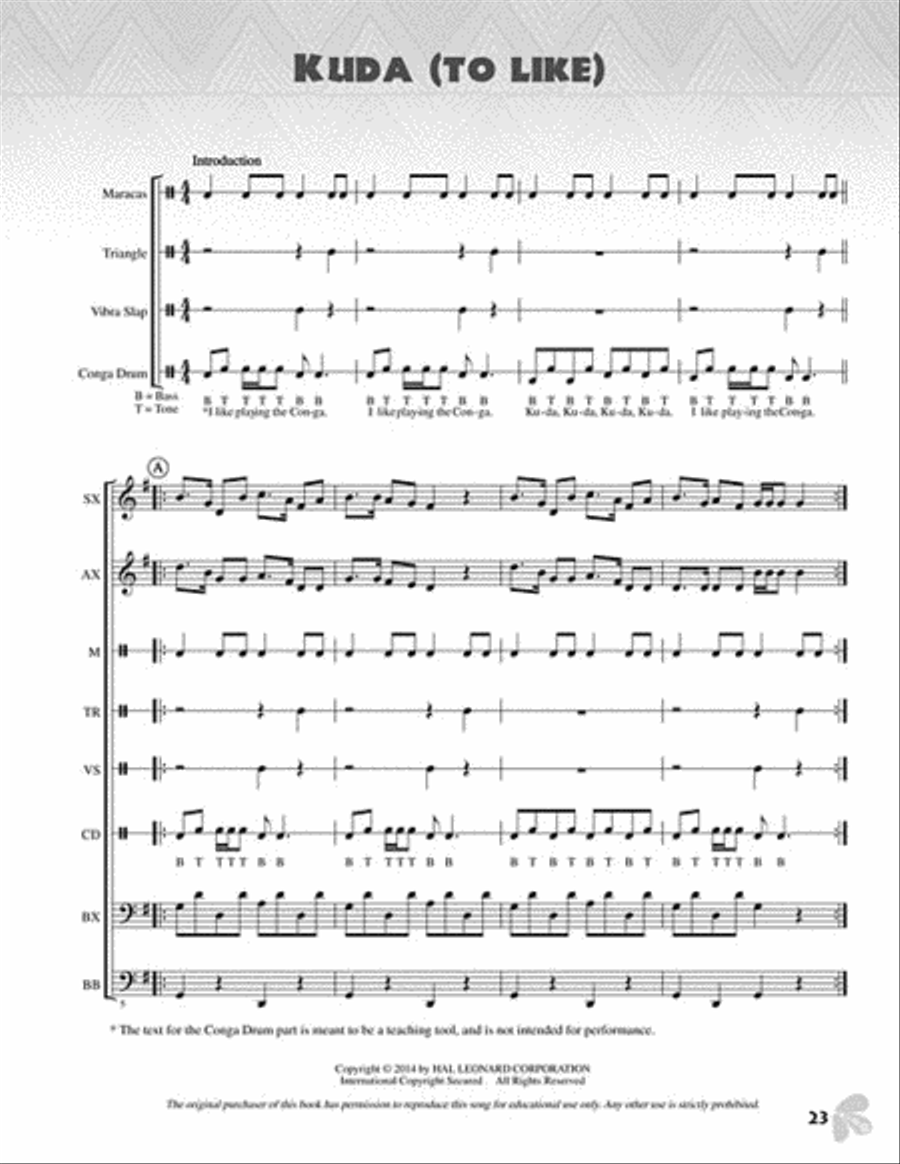 Kutamba! Choir scores gallery preview page 5