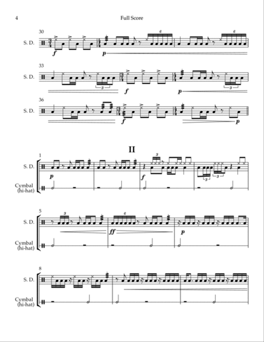 Gravitating Towards Pitch Chamber Music scores gallery preview page 4