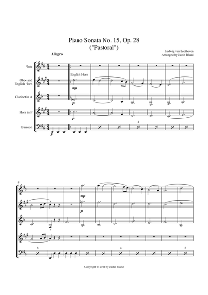 Piano Sonata No. 15, Op. 28 ("Pastoral")