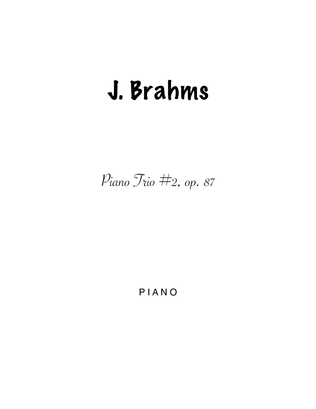 J. Brahms - Piano Trio No. 2, op. 87