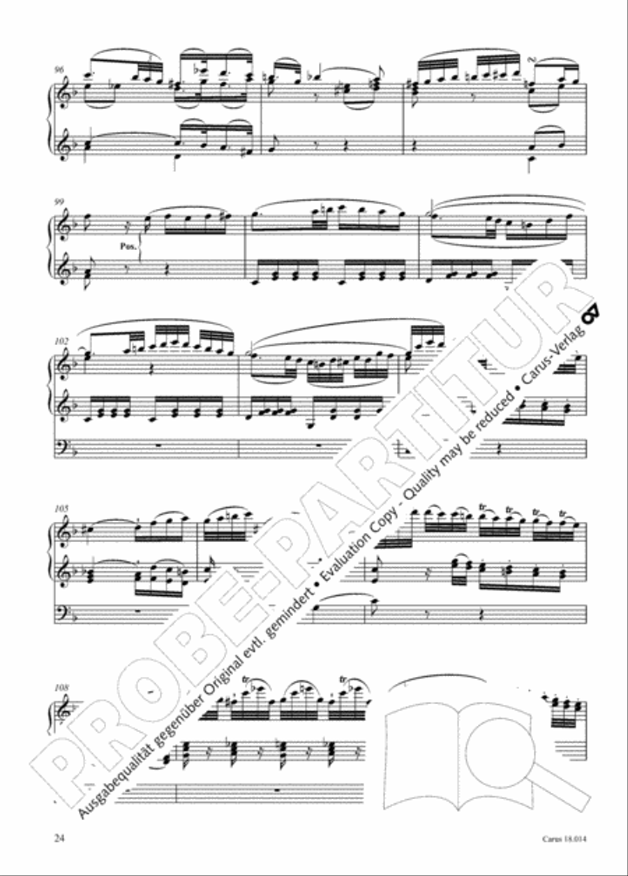 W. A. Mozart: Three organ works Organ scores gallery preview page 25