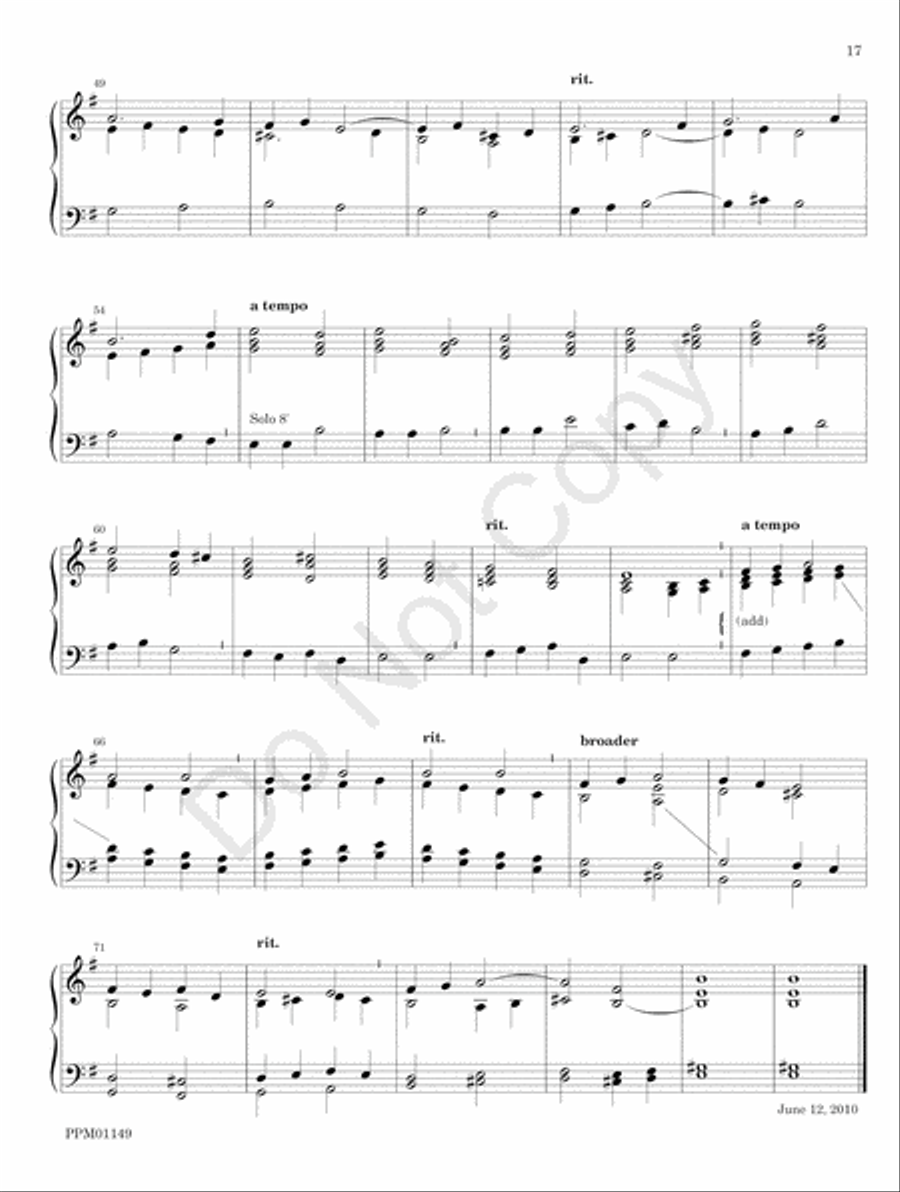 Organ Works for the Church Year Organ scores gallery preview page 23