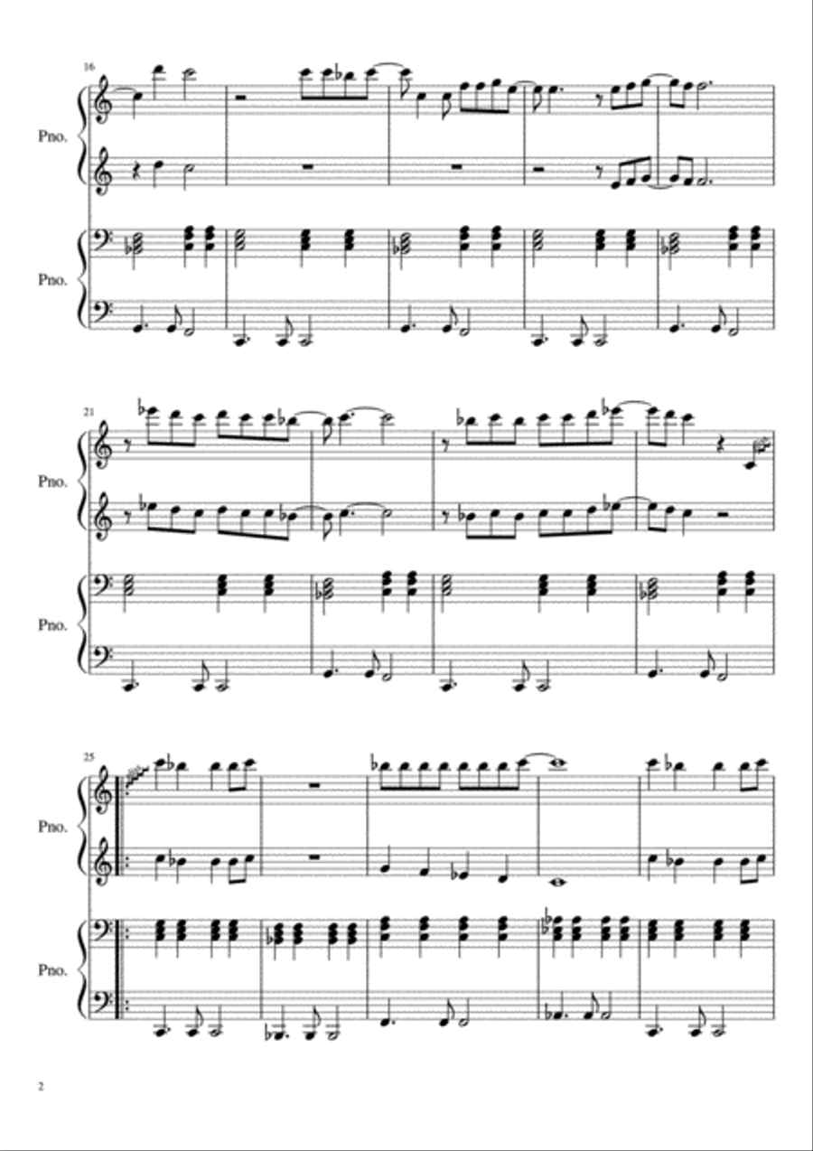 We Are Family Piano scores gallery preview page 2