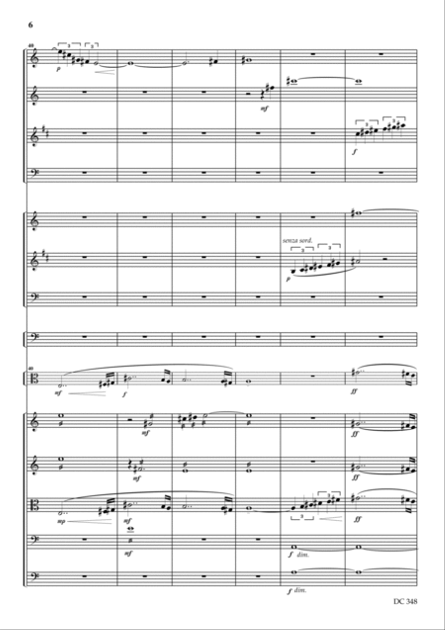 Conversation Concerto No.4 for viola and orchestra [score only] Full Orchestra scores gallery preview page 6