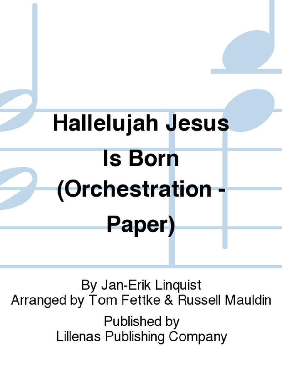 Hallelujah Jesus Is Born (Orchestration - Paper) image number null