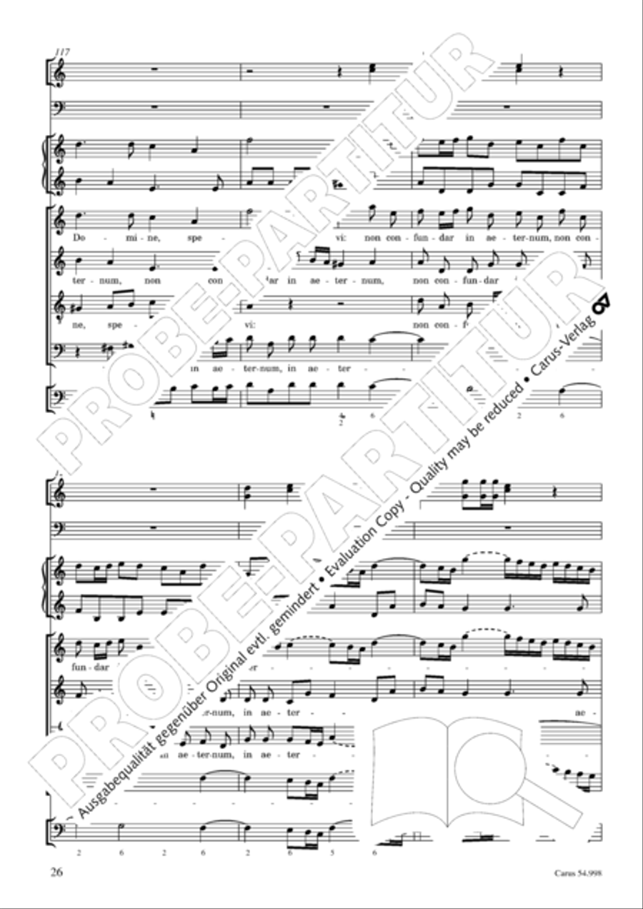 Te Deum in C 4-Part scores gallery preview page 27