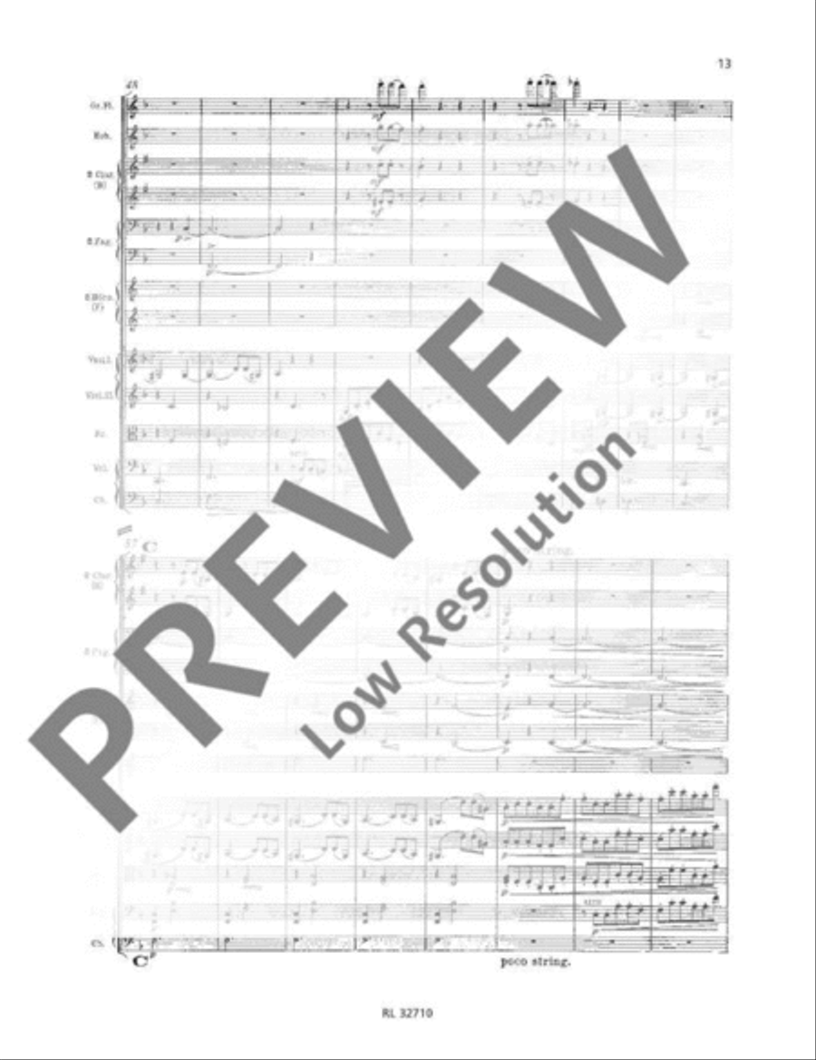 Pelléas et Mélisande Chamber Orchestra scores gallery preview page 14