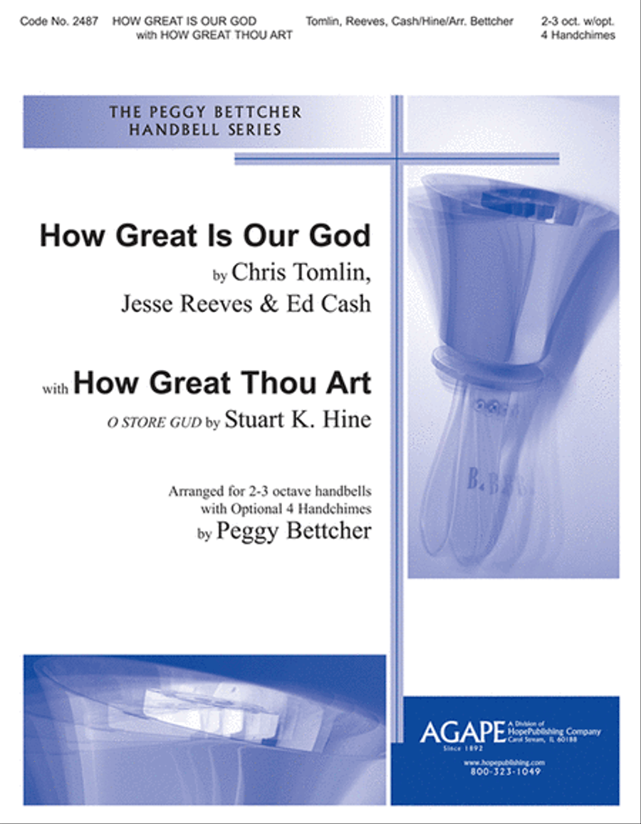 How Great Is Our God with How Great Thou Art 3-Octaves scores gallery preview page 1