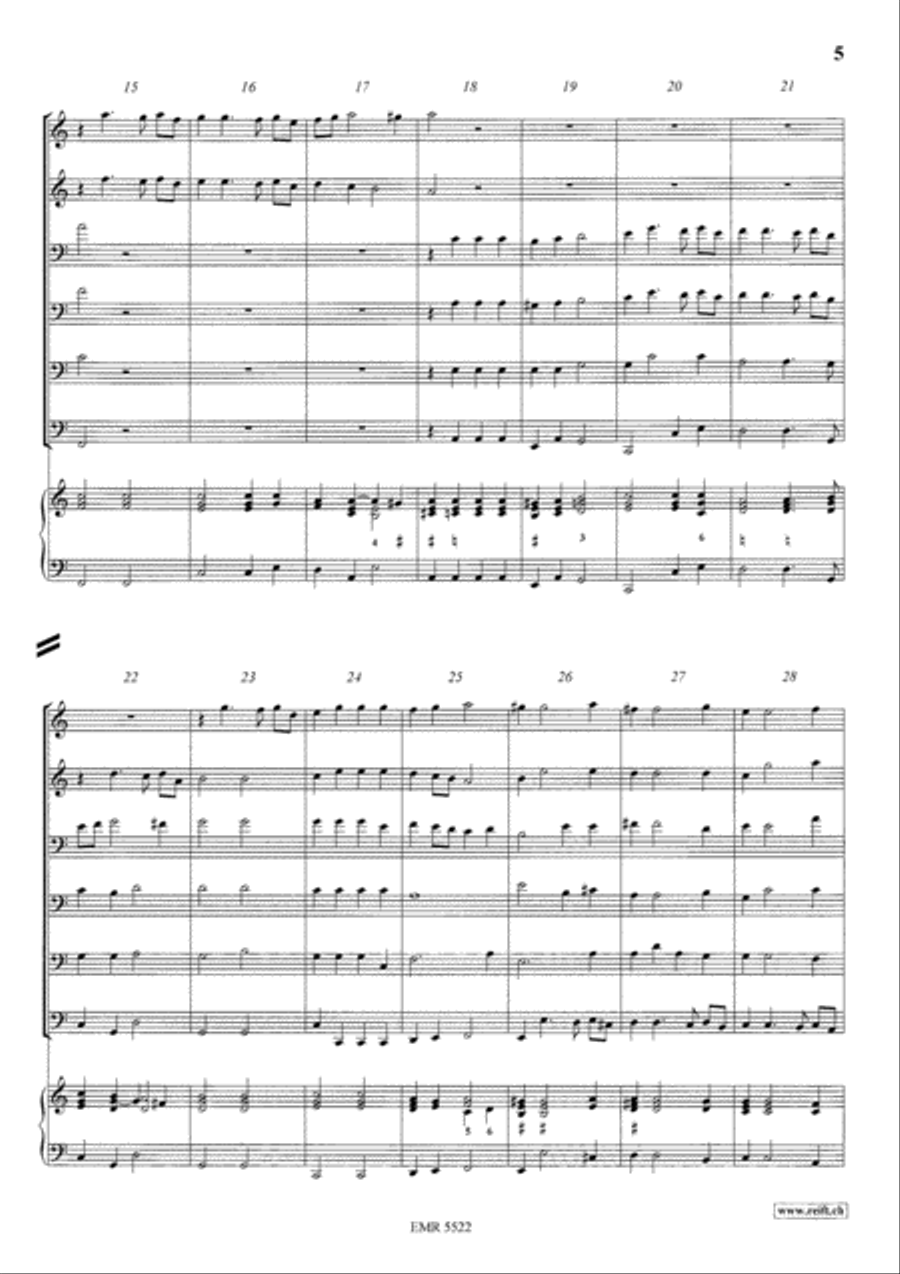 Sonata a 6 Sonata a 6 Brass Ensemble scores gallery preview page 4