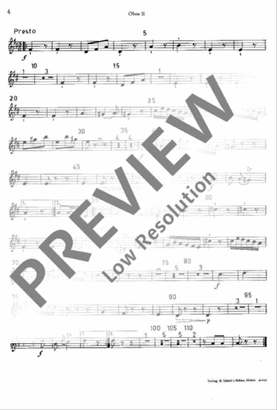 Symphony No. 1 Flute scores gallery preview page 17