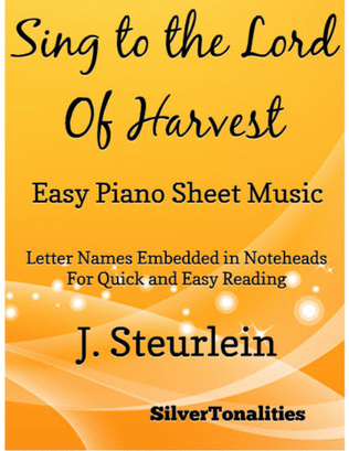 Book cover for Sing to the Lord of Harvest Easy Piano Sheet Music