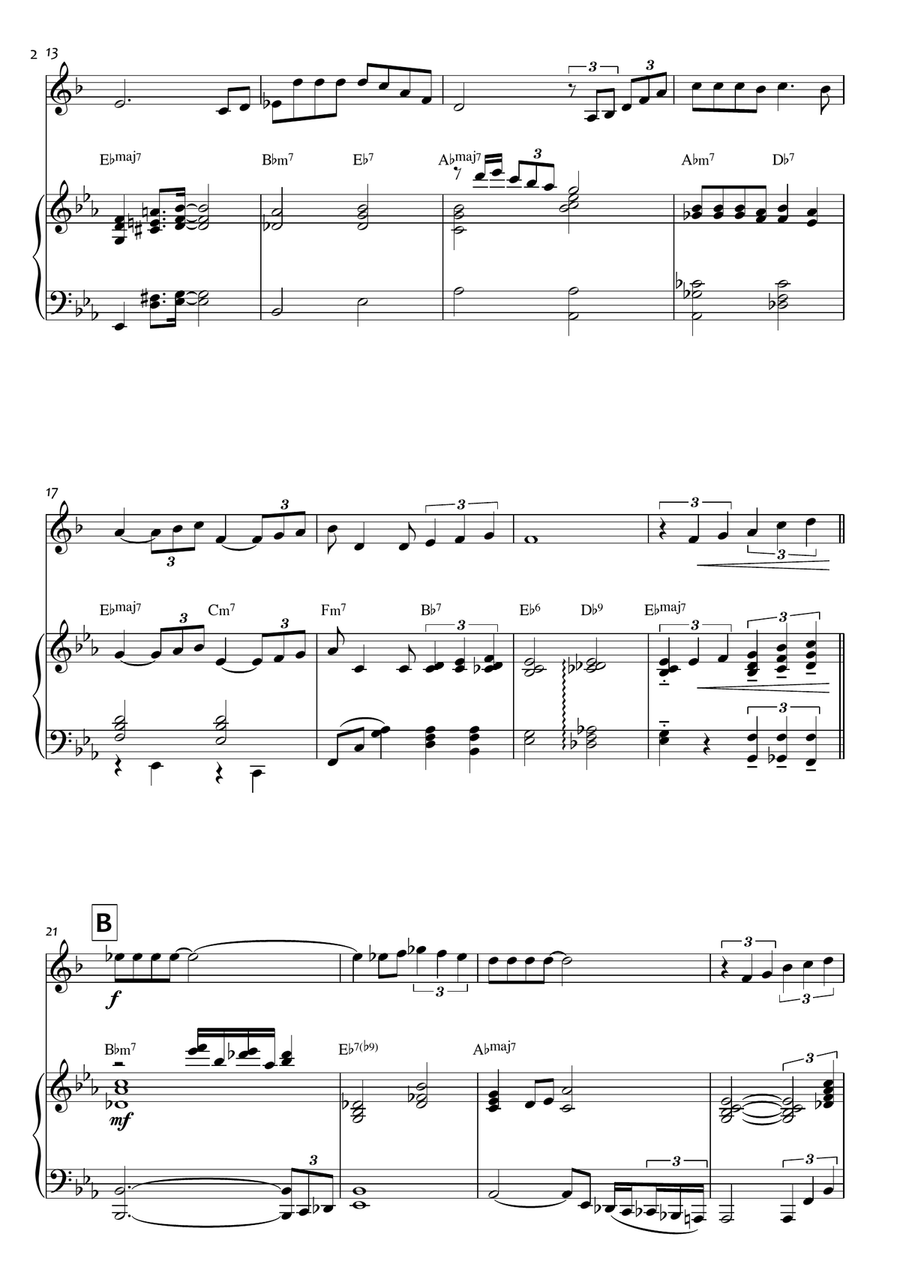 Misty Trumpet Solo scores gallery preview page 2