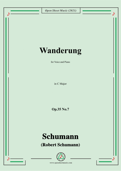Schumann-Wanderung,Op.35 No.7 in C Major