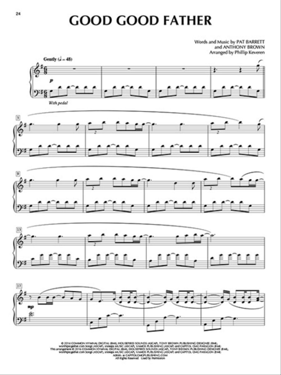 Blessings Piano Solo scores gallery preview page 4