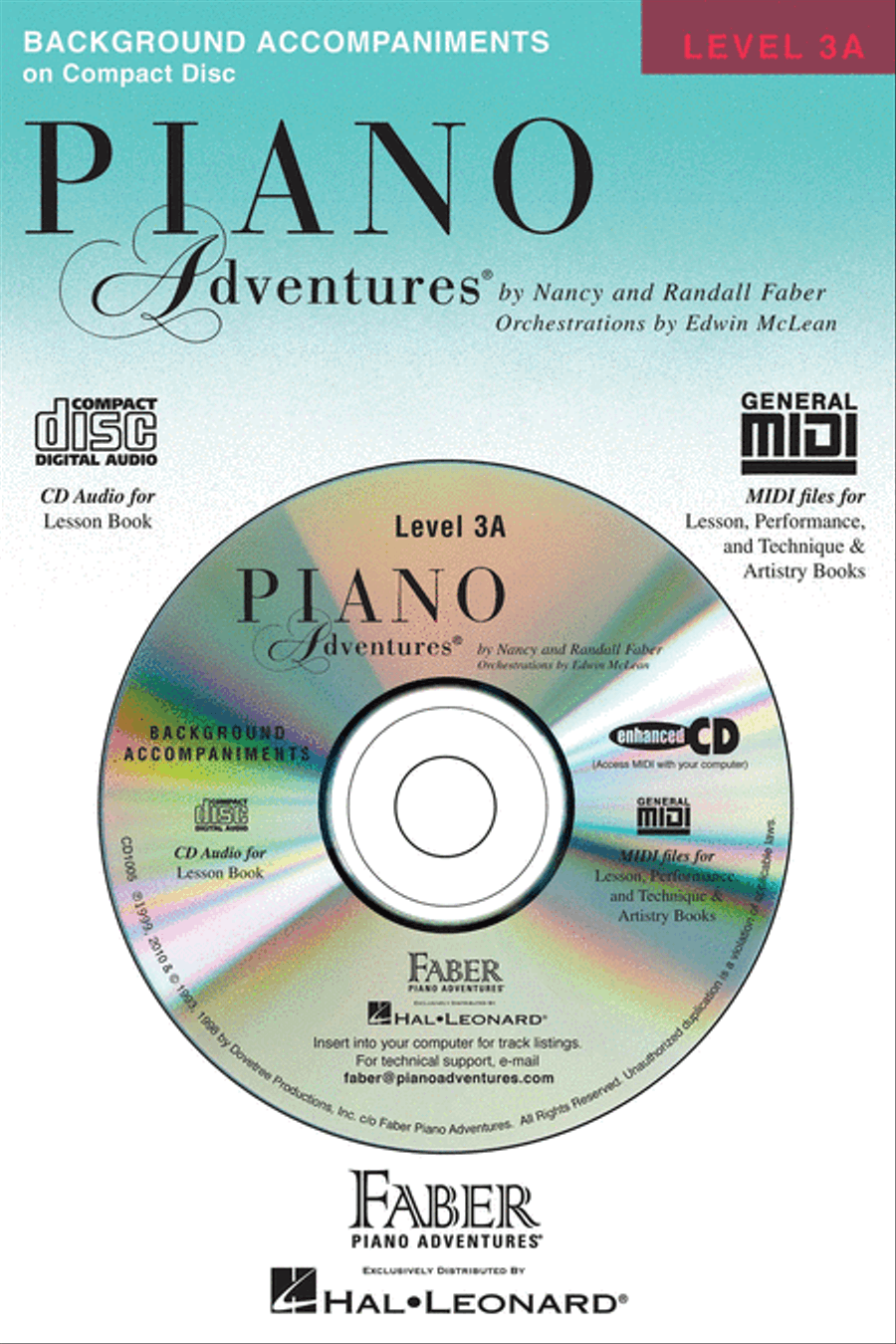 Piano Adventures Level 3A - Lesson Book CD