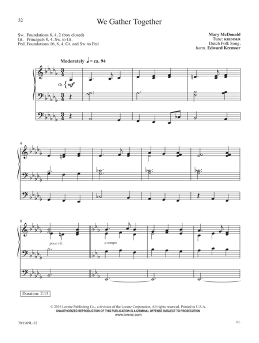 Go Out with Joy!, Vol. 2 Organ Solo scores gallery preview page 14