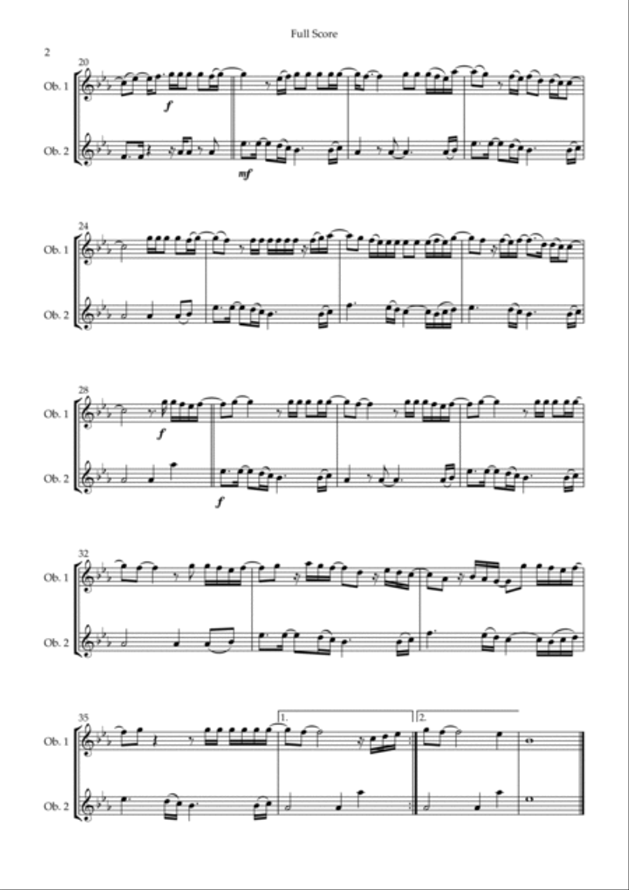 Mirrors Woodwind Duet scores gallery preview page 2