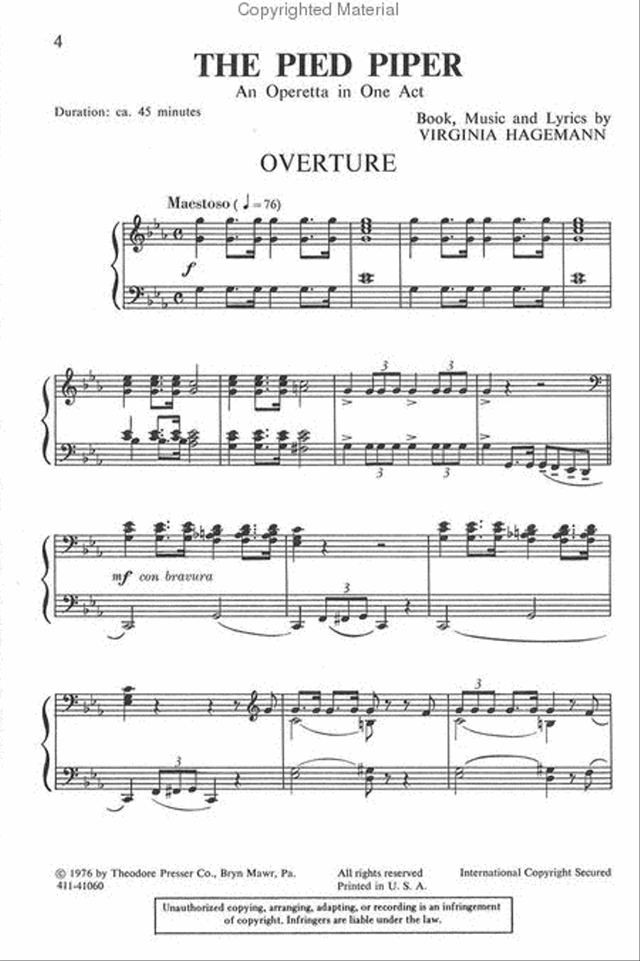 The Pied Piper The Pied Piper Chamber Music scores gallery preview page 2