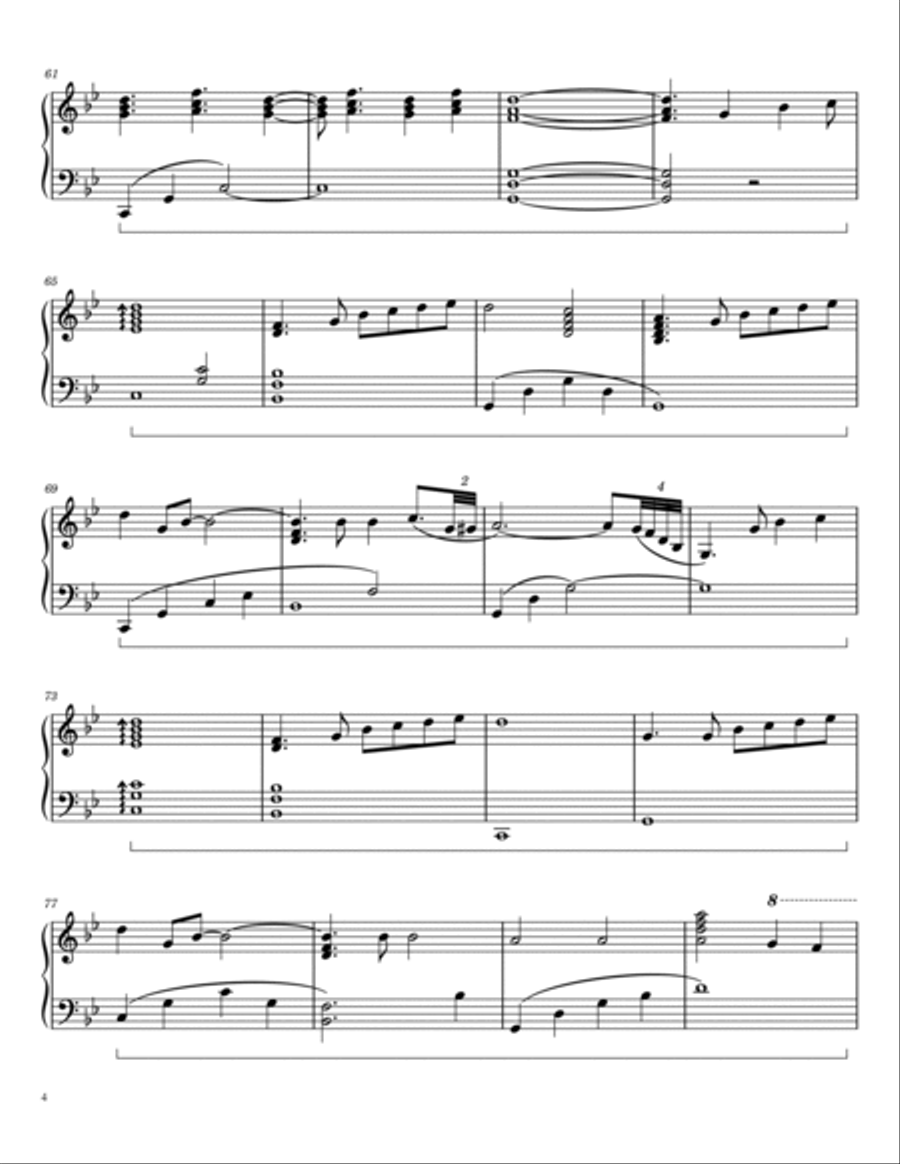 Persona5 The Animation Piano Solo scores gallery preview page 4