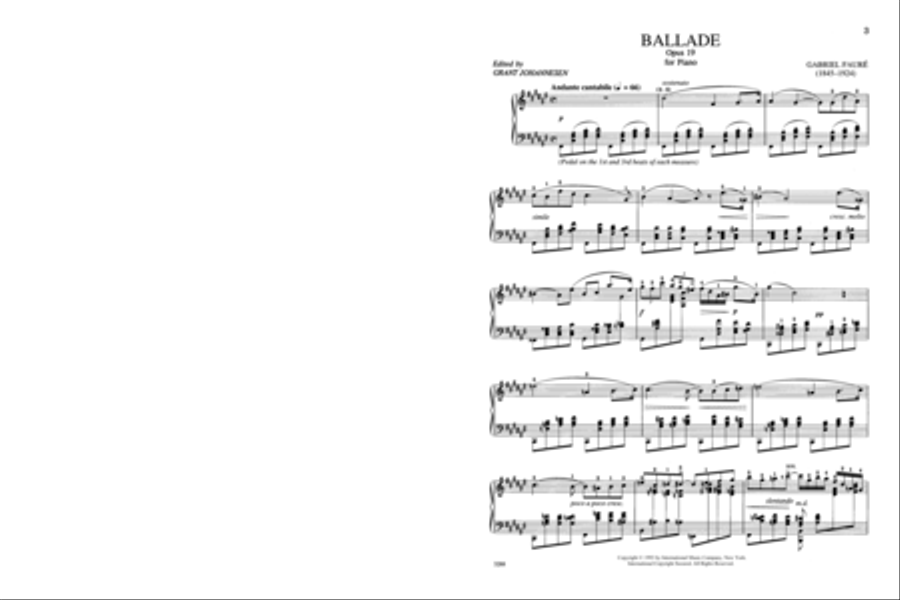 Ballade Piano Solo scores gallery preview page 2
