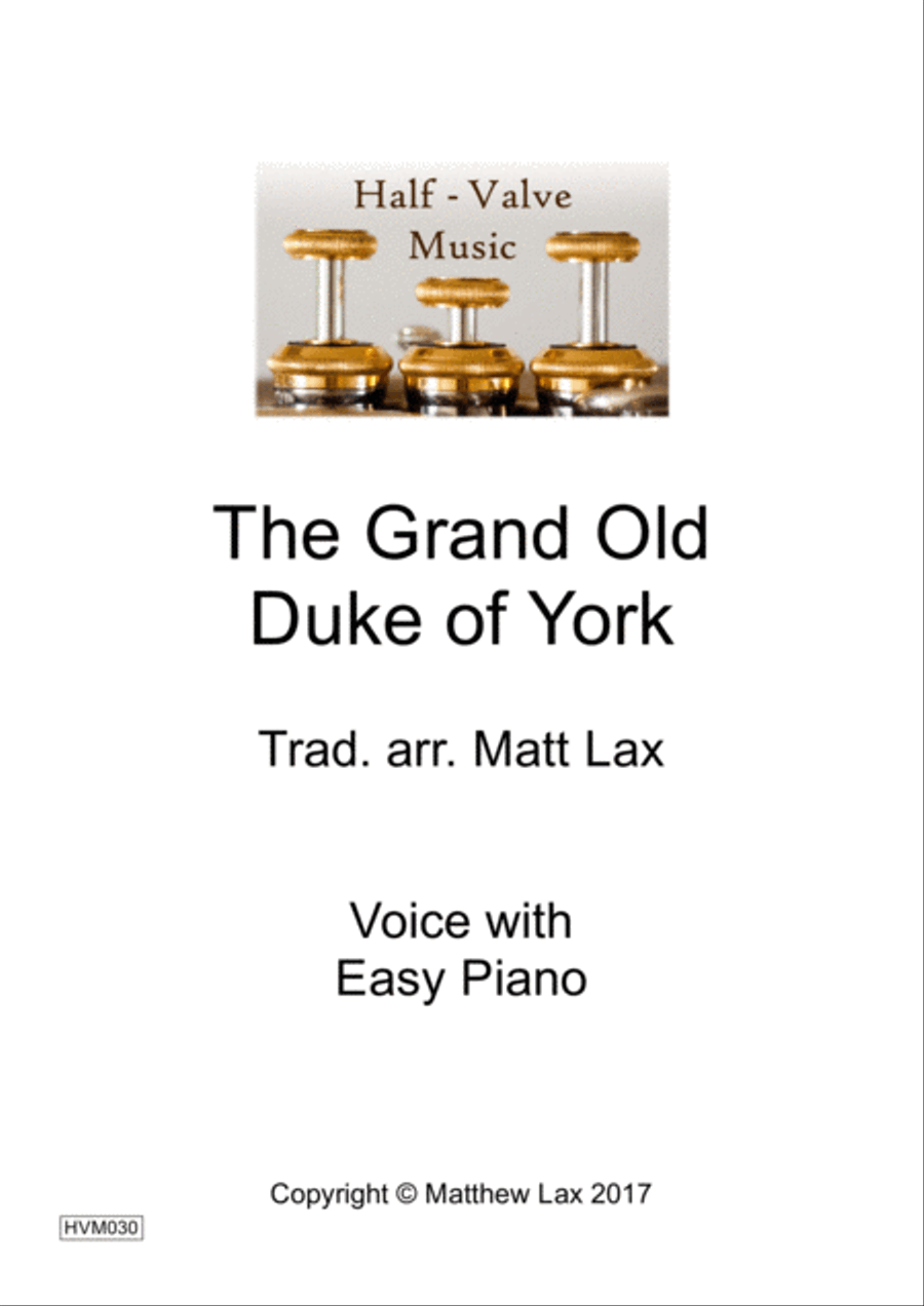 The Grand Old Duke of York Voice scores gallery preview page 1