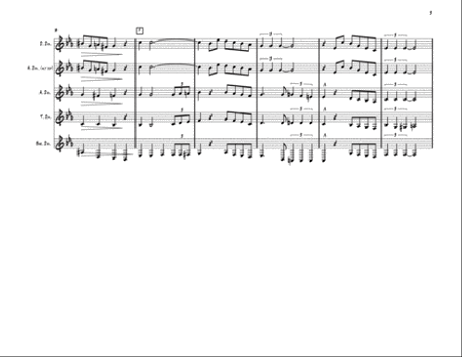 Skylark Skylark Woodwind Quartet scores gallery preview page 3