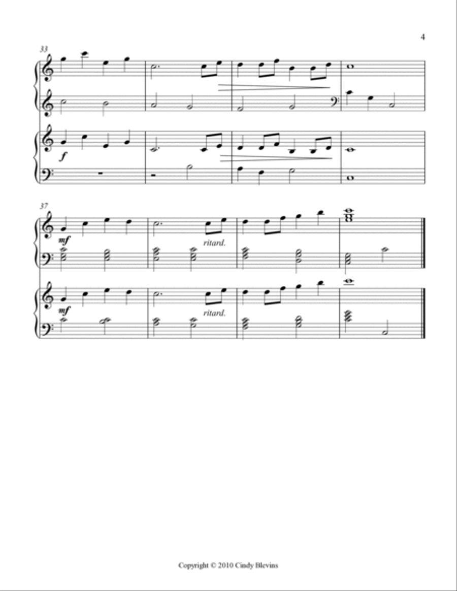 Still, Still, Still, for Harp Duet Harp scores gallery preview page 5