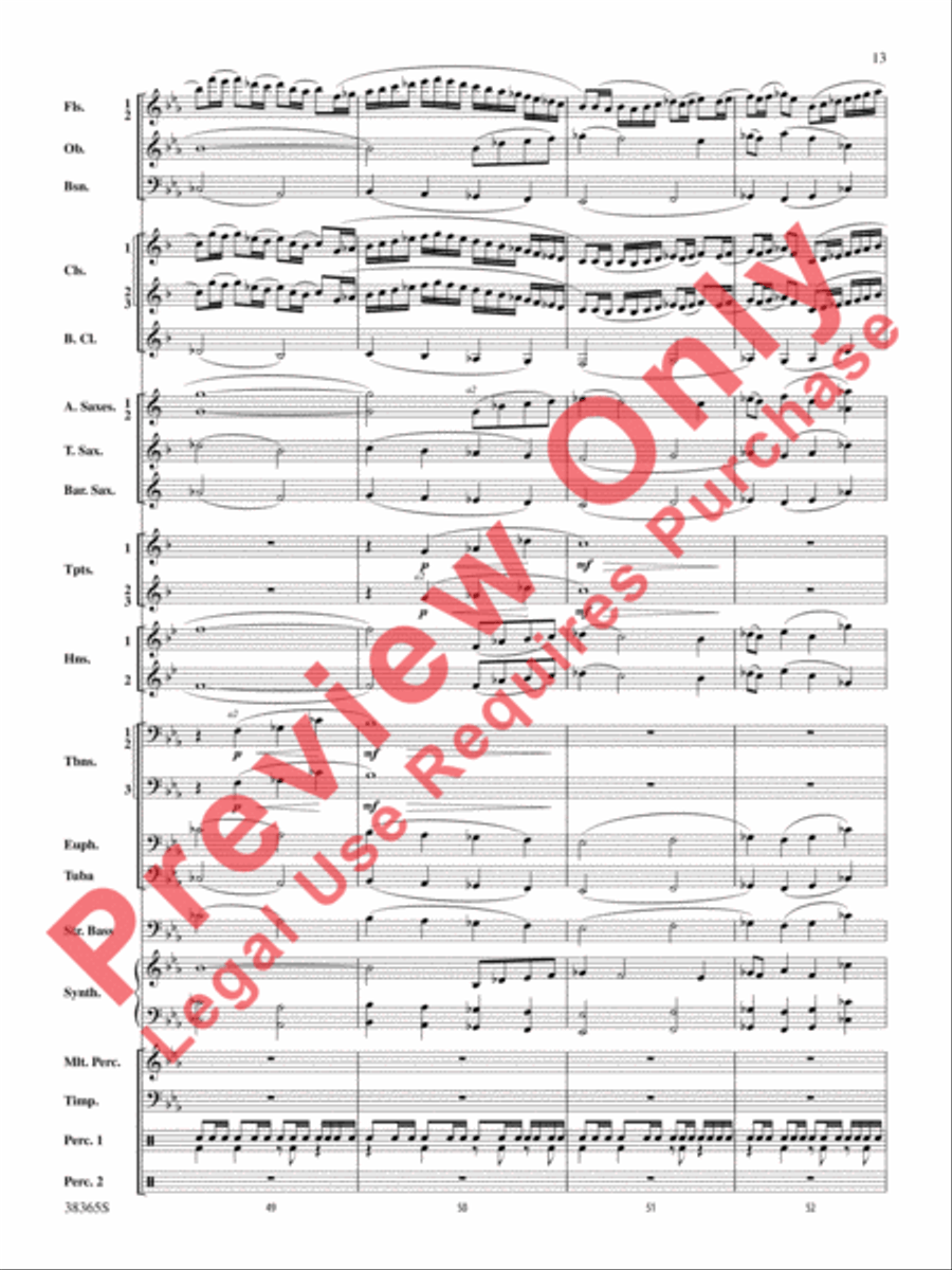 Crossroads to the Future Crossroads to the Future Concert Band scores gallery preview page 14