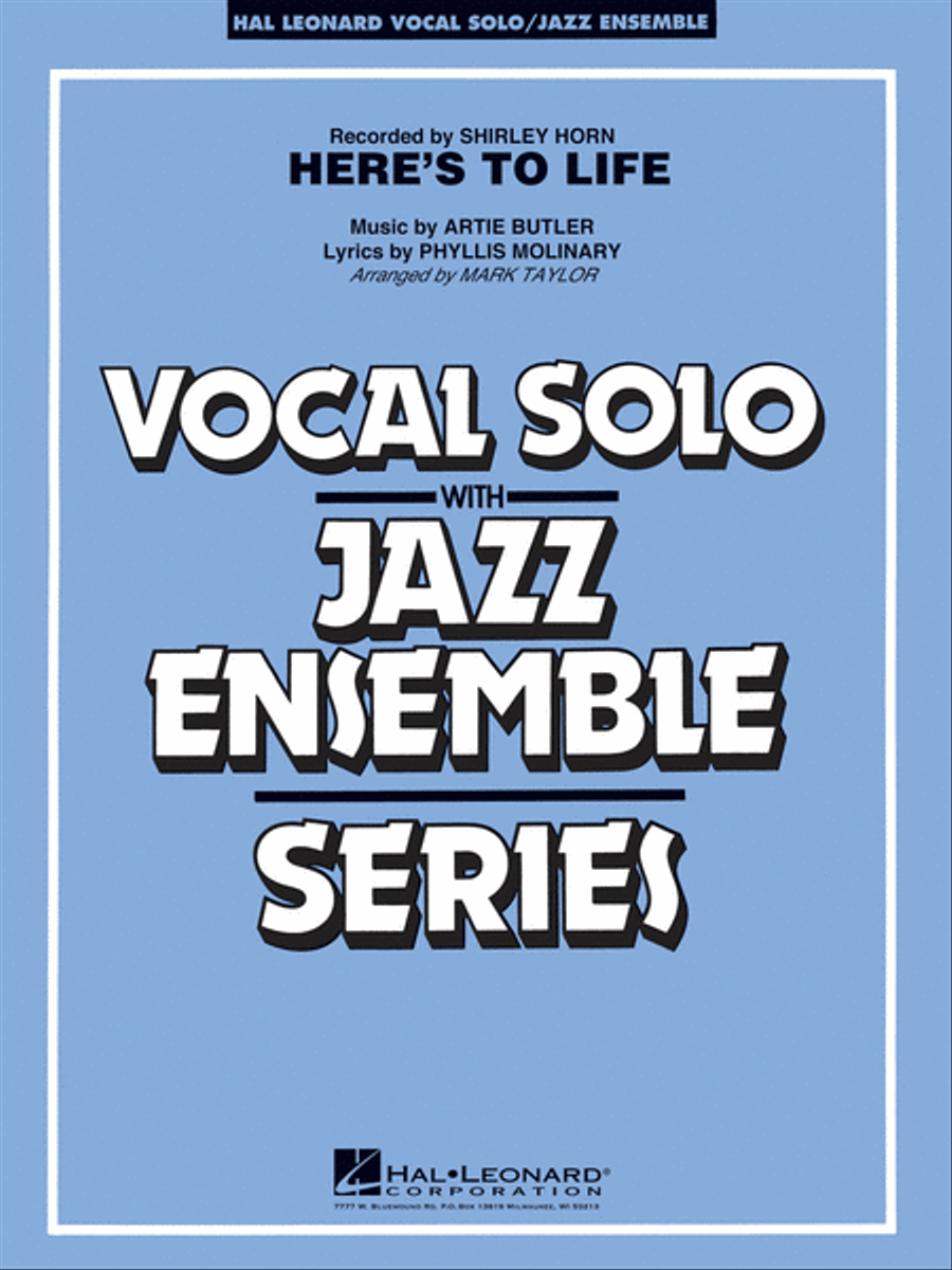 Here's to Life (Key: C minor) Jazz Ensemble scores gallery preview page 1