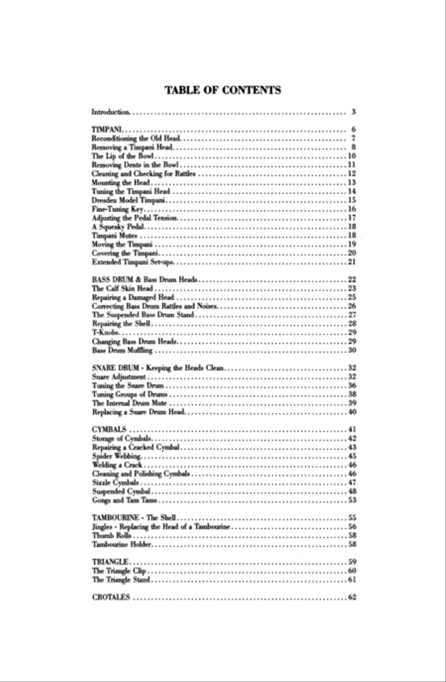 Percussion Repair and Maintenance Percussion scores gallery preview page 3
