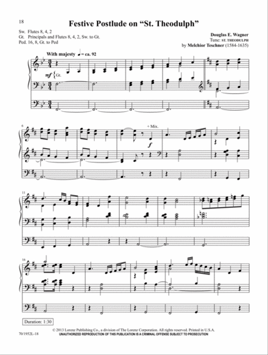 Music for Rejoicing Music for Rejoicing Organ Solo scores gallery preview page 7