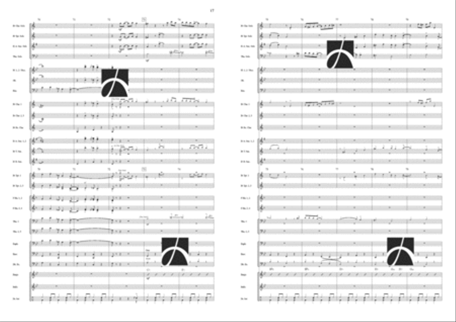 Tribute to Dixie Concert Band scores gallery preview page 9