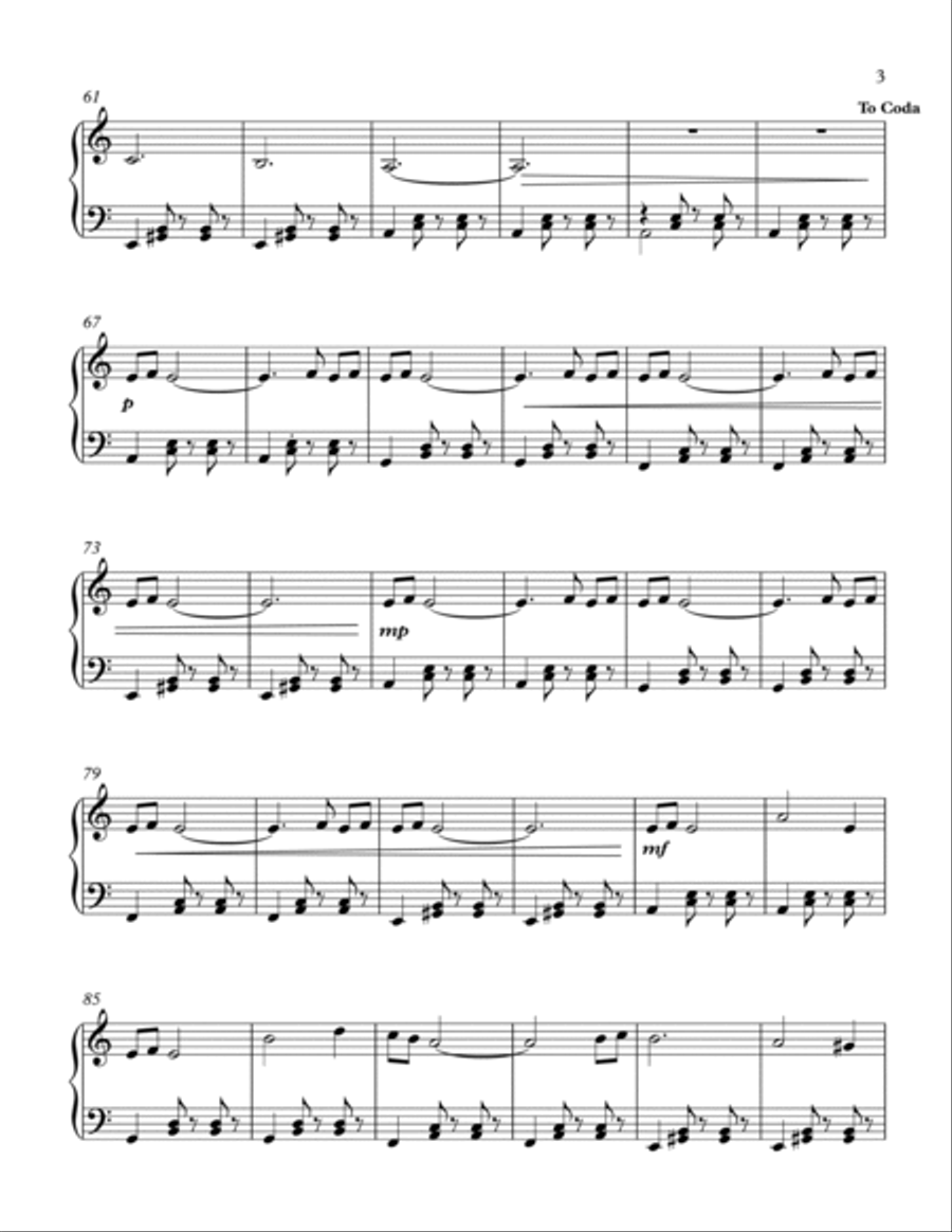 Anthony's Waltz Anthony's Waltz Piano Solo scores gallery preview page 3