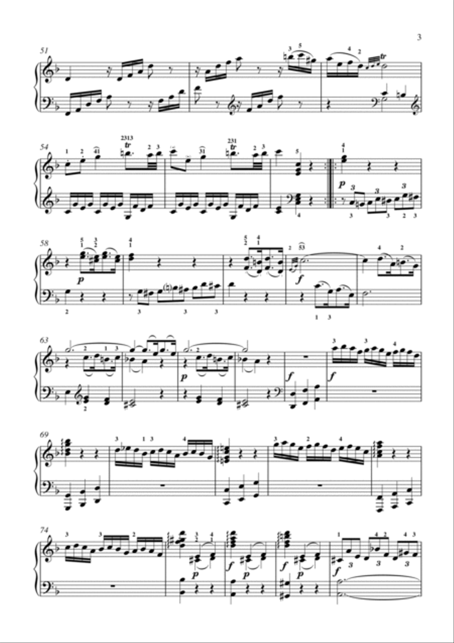 MozartPiano Sonata No.2 in F major, K.280 by Wolfgang Amadeus Mozart