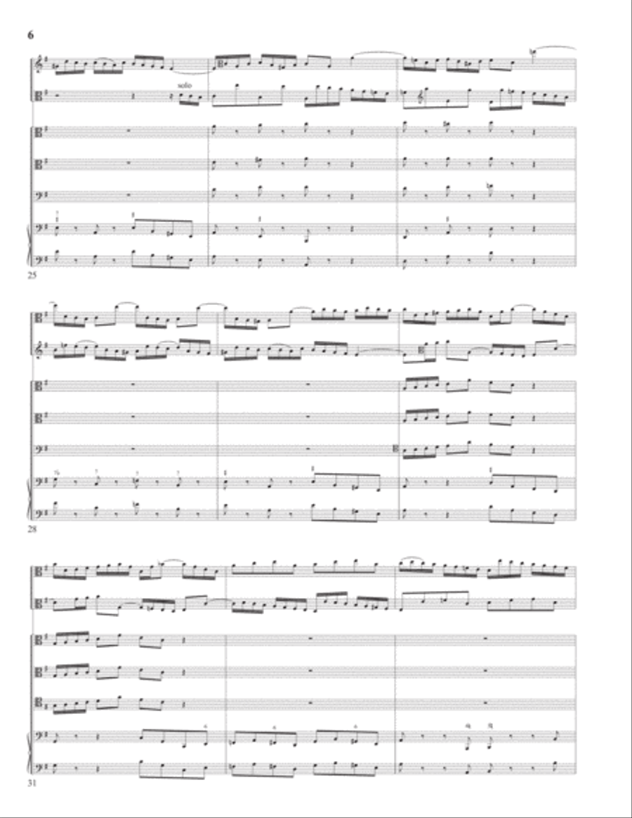 Concerto for Two Violas in A Minor COMPLETE SET Cello scores gallery preview page 6